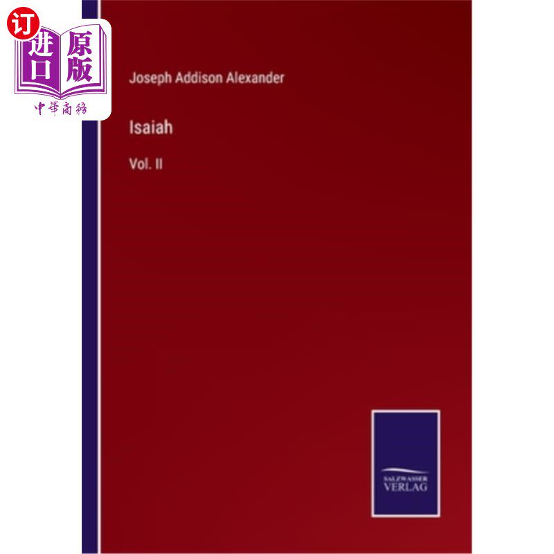 海外直订Isaiah: Vol. II 以赛亚书:第二卷