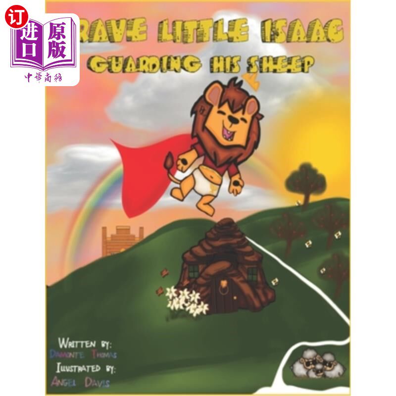 海外直订Brave Little Isaac Guarding His Sheep: In The Majestic Menorah Hills 勇敢的小艾萨克守护着他的羊群：在雄伟的
