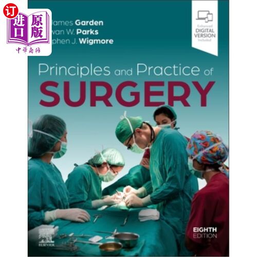 海外直订医药图书Principles and Practice of Surgery 外科学原理与实践