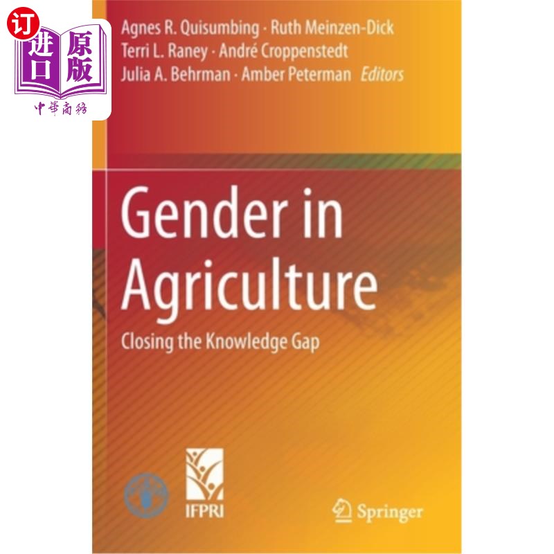 海外直订Gender in Agriculture: Closing the Knowledge Gap 农业中的性别:缩小知识差距