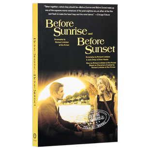 before sunrise 爱在黎明破晓前 爱在日落黄昏时 爱在三部曲 英语原版 英文原版 Before Sunrise Before Sunset 中商原版