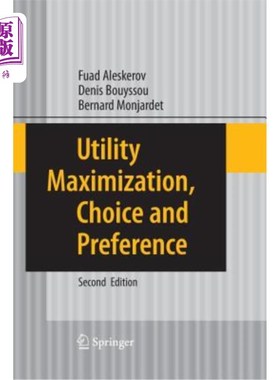 海外直订Utility Maximization, Choice and Preference 效用最大化，选择和偏好