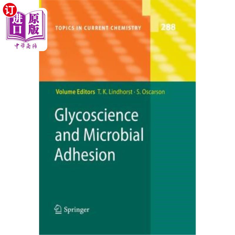 海外直订Glycoscience and Microbial Adhesion 糖科学与微生物粘附