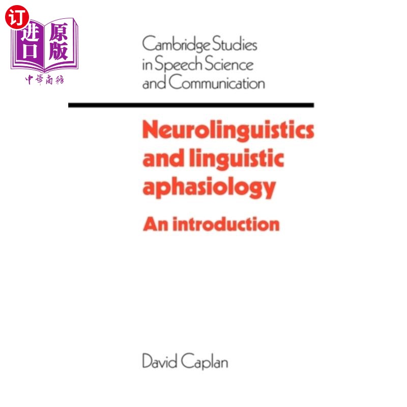 海外直订Neurolinguistics and Linguistic Aphasiology 神经语言学与语言失语学