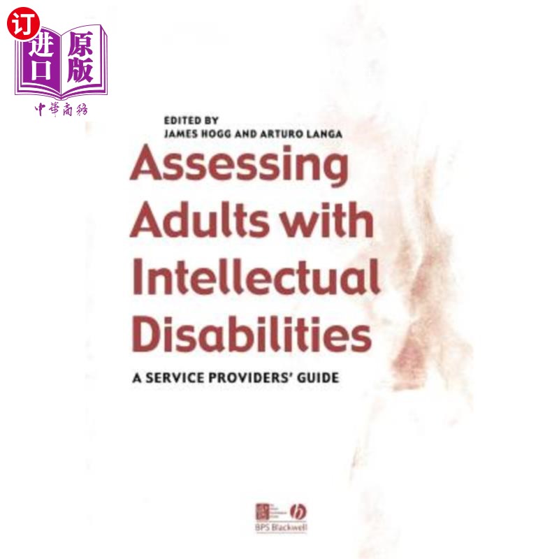 海外直订Assessing Adults with Intellectual Disabilities: A Service Provider's Guide评估智障成人:服务提供者指南