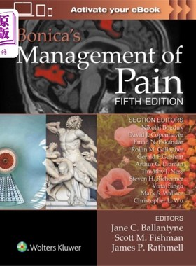 海外直订医药图书Bonica's Management of Pain 博尼卡的疼痛管理
