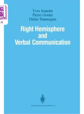 海外直订Right Hemisphere and Verbal Communication 右脑与语言交流