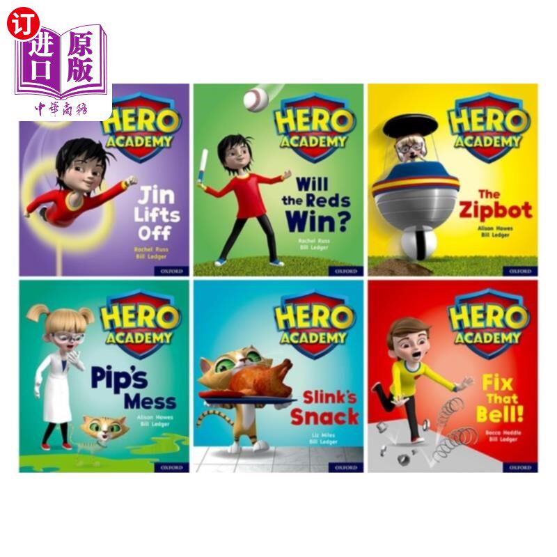 海外直订Hero Academy: Oxford Level 2, Red Book Band: Cla... 英雄学院:牛津二级,红皮书乐队:班级礼包