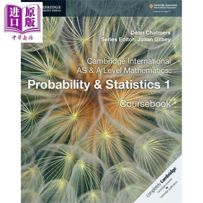 Cambridge AS A-Level Mathematics: Probability & Statistics 1 剑桥国际AS A-LEVEL数学教材：概率与统计 1 国际高中 有答