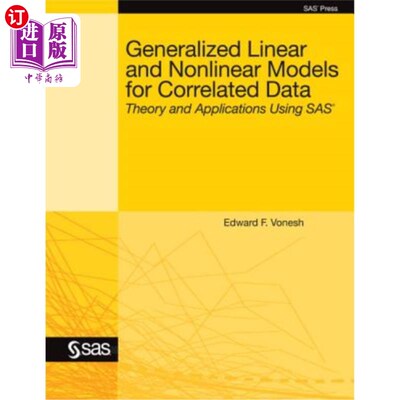 海外直订Generalized Linear and Nonlinear Models for Correlated Data: Theory and Applicat 相关数据的广义线性和非线性