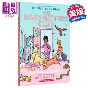 保姆俱乐部18 宠物保姆杰西拉姆齐 the Baby-Sitters Club 英文原版 Ellen T Crensha 漫画小说【中商原版】