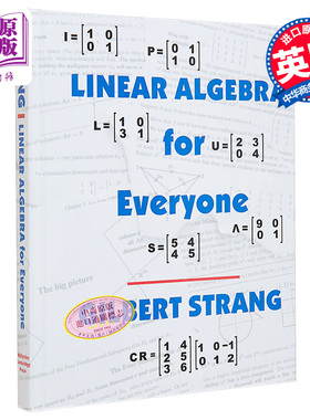 威廉 吉尔伯特 斯特朗 每个人的线性代数 Linear Algebra for Everyone 英文原版 Gilbert Strang 数学 【中商原版】