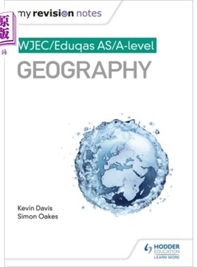 海外直订My Revision Notes: WJEC AS/A-level Geography 我的复习笔记:WJEC AS/A-level地理