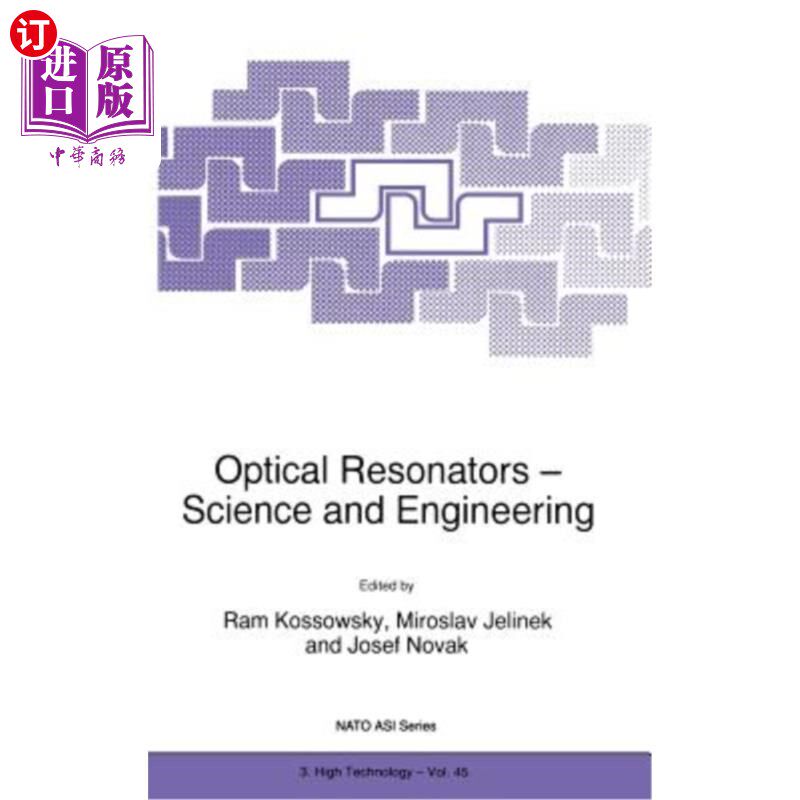 海外直订Optical Resonators -- Science and Engineering 光学谐振器科学与工程