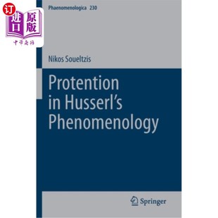 Husserl Phenomenology 胡塞尔现象学中 保护 海外直订Protention