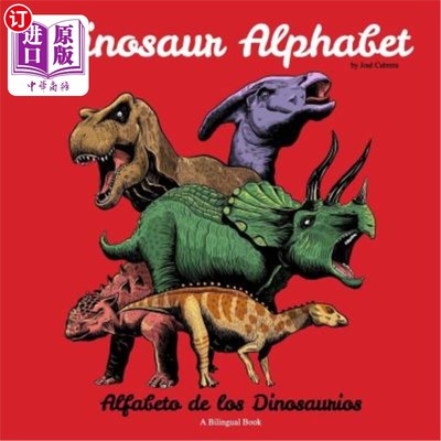海外直订Dinosaur Alphabet: Alfabeto de los Dinosaurios 恐龙字母表：恐龙字母表（Alphabeto de los Dinosaurios）