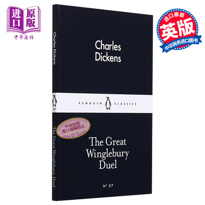 现货 LBS:  37 The Great Winglebury Duel 英文原版 小黑书: 37 狄更斯：博兹札记之伟大的对决【中商原版】