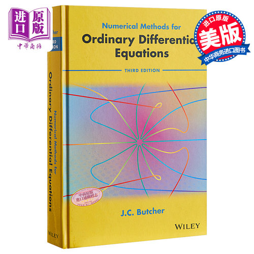 Numerical Methods For Ordinary Differential Equations 3E 英文原版 常微分方程的数值方法 第3版 John Butcher【中商原版