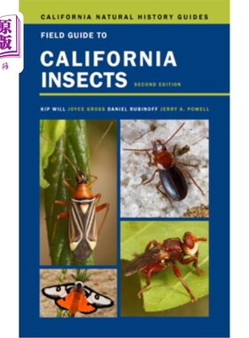 海外直订Field Guide to California Insects: Second Editionvolume 111 加州昆虫野外指南，卷111:第2版