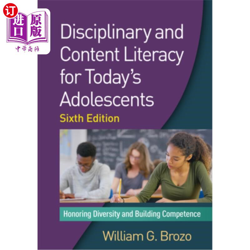 海外直订Disciplinary and Content Literacy for Today's Adolescents: Honoring Diversity an 当代青少年的学科和内容素养