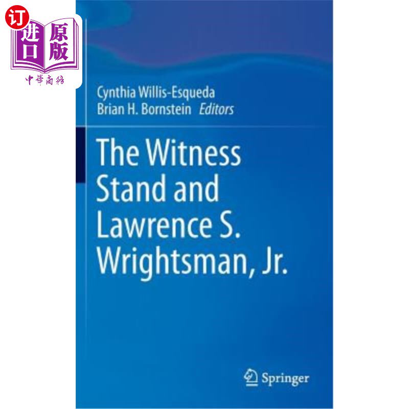 海外直订The Witness Stand and Lawrence S. Wrightsman, Jr. 证人席和小劳伦斯·s·莱特斯曼。