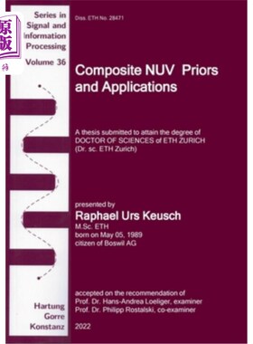 海外直订Composite NUV Priors and Applications 复合NUV的研究进展与应用