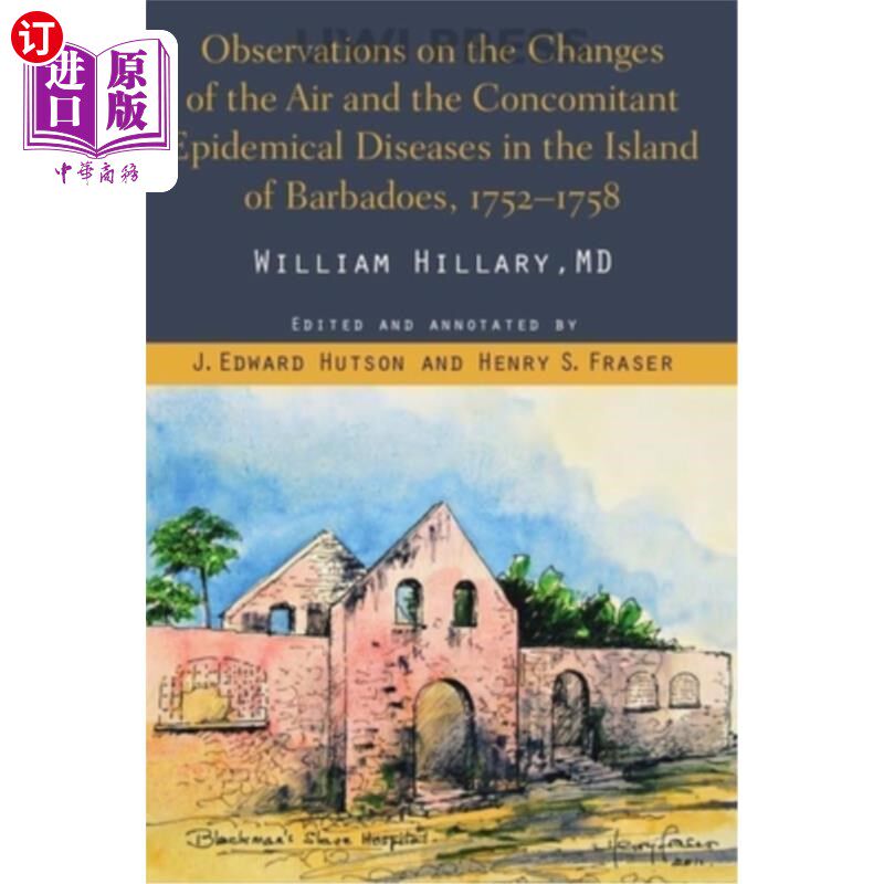 海外直订医药图书Observations on the Changes of the Air and the Concomitant Epidemical Diseases i 巴巴多斯岛空气变化