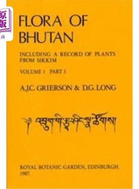 海外直订Flora of Bhutan: Volume 1, Part 3 不丹植物志:第一卷，第三部分