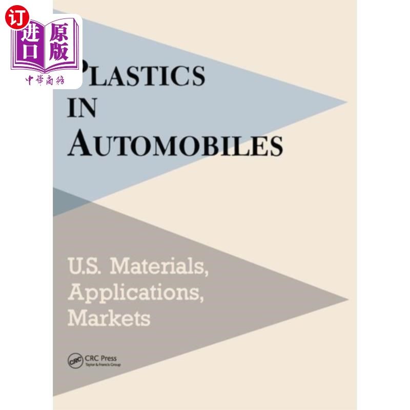 海外直订Plastics in Automobiles 汽车用塑料