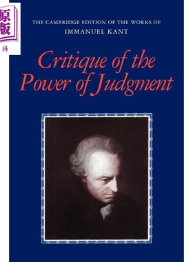Critique of the Power of Judgment 英文原版 判断力批判 康德【中商原版】