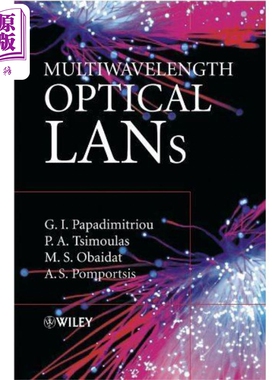 现货 多波长光纤局域网 Multiwavelength Optical Lans 英文原版 GI Papadimitriou wiley【中商原版】