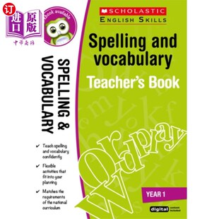 海外直订Spelling Vocabulary and Book Teacher Year 拼写及词汇教师用书 一年级