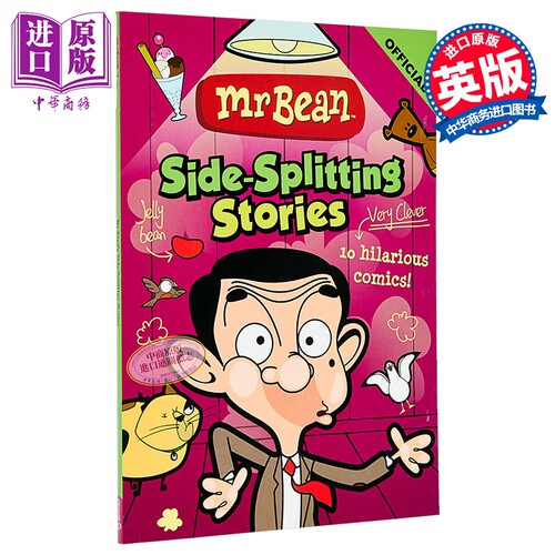 憨豆先生的捧腹故事 10个搞笑漫画 Mr Beans Side-Splitting Stories 英文原版 Official Mr Bean【中商原版】