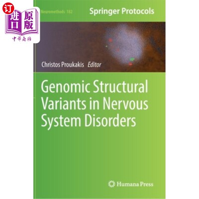 海外直订医药图书Genomic Structural Variants in Nervous System Disorders 神经系统疾病中的基因组结构变异