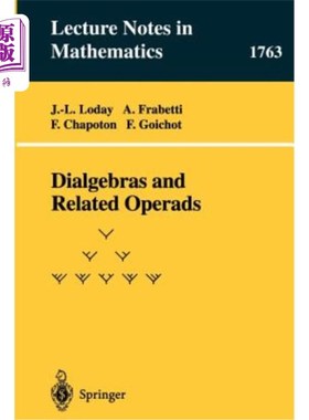 海外直订Dialgebras and Related Operads 拨号盘及相关手术