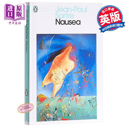 诺贝尔文学奖得主1964年 让保罗萨特 恶心 英版平装 英文原版 Penguin Modern Class Nausea Jean Paul Sartre