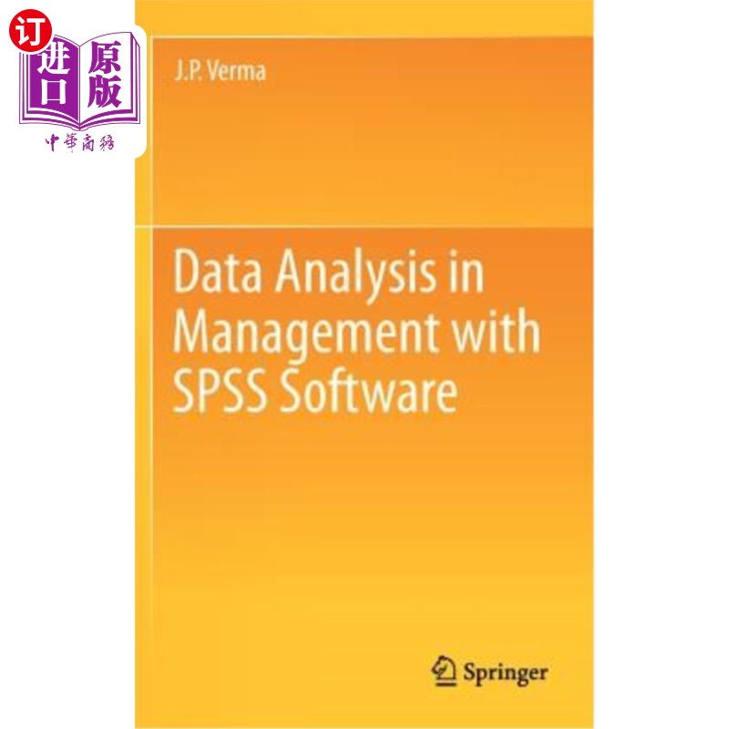 海外直订Data Analysis in Management with SPSS Software 运用SPSS软件进行数据分析