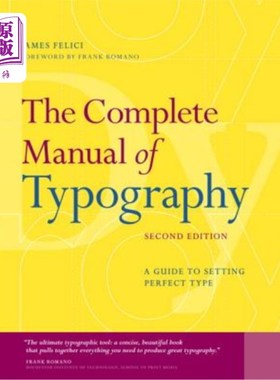 海外直订The Complete Manual of Typography: A Guide to Setting Perfect Type Felici：完整的手动排版程序_p2
