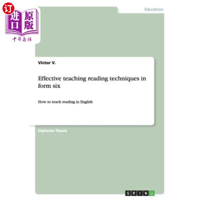 海外直订Effective teaching reading techniques in form six: How to teach reading in Engli 中六有效的阅读教学技巧:如