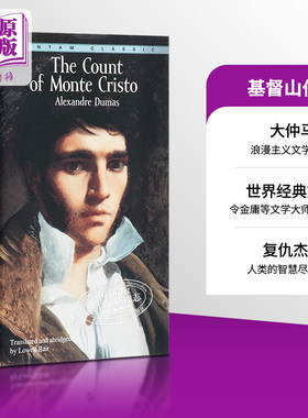预售 【中商原版】基督山伯爵英文原版小说英文版The Count of Monte Cristo大仲马名著小说 英文原版书 进口英文小说 世界经典名?