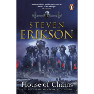玛拉兹英灵录 锁链之屋 House of Chains Malazan Book of the Fallen 4 英文原版 Steven Erikson 奇幻小说【中商原版】