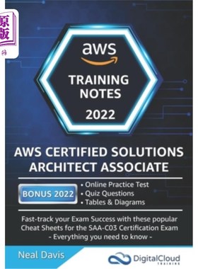 海外直订AWS Certified Solutions Architect Associate Training Notes AWS认证解决方案架构师助理培训说明