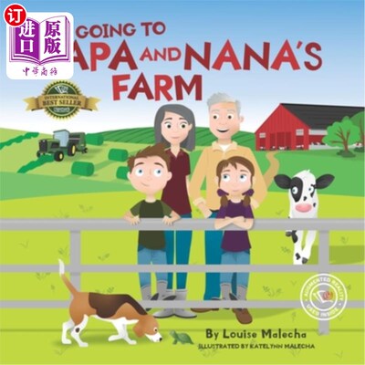 海外直订Going to Papa and Nana's Farm 去爸爸和奶奶的农场