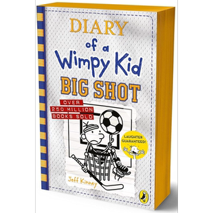 小屁孩日记16 英国版 平装Diary of A Wimpy Kid Book 16 Big Shot! 英文原版 儿童小初文学故事书 进口经典童书【中商原版】