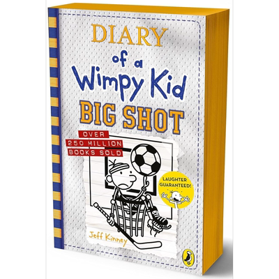 小屁孩日记16 英国版 平装Diary of A Wimpy Kid Book 16 Big Shot! 英文原版 儿童小初文学故事书 进口经典童书【中商原版】