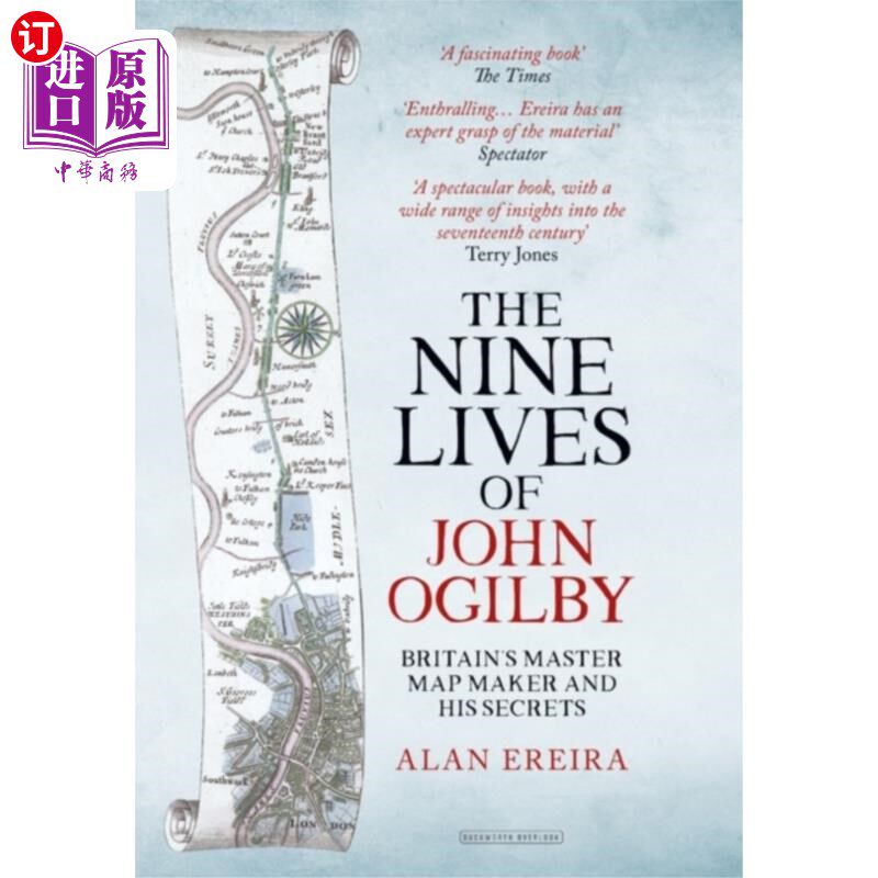 海外直订古英语 Nine Lives of John Ogilby 《约翰·奥吉尔比的九命记