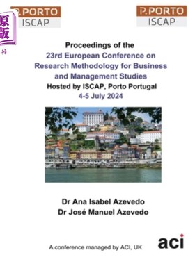 海外直订ECRM 2024-Proceedings of the 23rd European Conference on Research Methodology fo ECRM 2024-