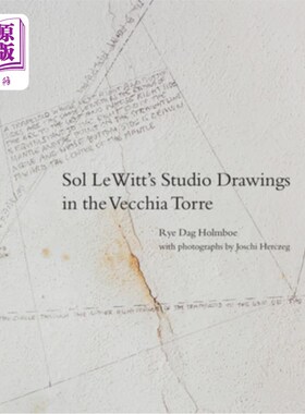 海外直订Sol Lewitts Studio Drawings in the Vecchia Torre Sol Lewitts工作室在Vecchia Torre的绘画
