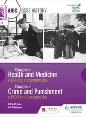 海外直订WJEC GCSE History: Changes in Health and Medicin... WJEC GCSE历史:健康与医学的变化(1340年至今)和犯罪与惩罚的变化