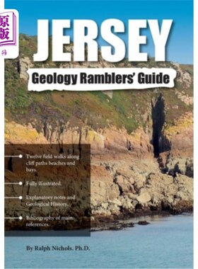 海外直订Jersey Geology Ramblers' Guide 《泽西地质漫游指南》